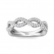 FlyerFit® 18K White Gold Anniversary Bands