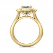 FlyerFit® 14K Yellow Gold Split Shank Engagement Ring