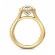 FlyerFit® 14K Yellow Gold Split Shank Engagement Ring