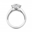 FlyerFitÂ® 14K White Gold Solitaire Engagement Ring