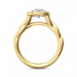 FlyerFit® 14K Yellow Gold Solitaire Engagement Ring