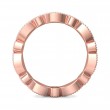 FlyerFit® 18K Pink Gold Stackers Wedding Band