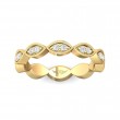 FlyerFit® 18K Yellow Gold Stackers Wedding Band