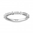 FlyerFit® Platinum Stackers Wedding Band