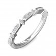 FlyerFit® Platinum Stackers Wedding Band