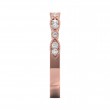 FlyerFit® 18K Pink Gold Stackers Wedding Band