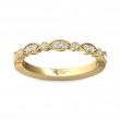 FlyerFit® 18K Yellow Gold Stackers Wedding Band