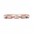 FlyerFit® 18K Pink Gold Stackers Wedding Band