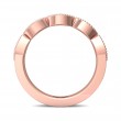 FlyerFit® 18K Pink Gold Stackers Wedding Band