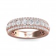 FlyerFit® 14K Pink Gold Anniversary Bands