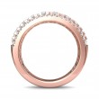 FlyerFit® 14K Pink Gold Anniversary Bands