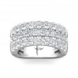 FlyerFit® 18K White Gold Anniversary Bands