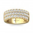 FlyerFit® 18K Yellow Gold Anniversary Bands