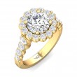 FlyerFit® 18K Yellow Gold Encore Engagement Ring