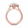 FlyerFit® 14K Pink Gold Solitaire Engagement Ring