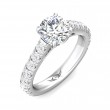 FlyerFit® 14K White Gold Encore Engagement Ring