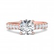 FlyerFit® 14K Pink Gold Encore Engagement Ring