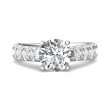 FlyerFit® 18K White Gold Encore Engagement Ring