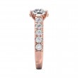 FlyerFit® 18K Pink Gold Encore Engagement Ring