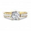 FlyerFit® 18K Yellow Gold Encore Engagement Ring