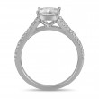 FlyerFit® 14K White Gold Split Shank Engagement Ring