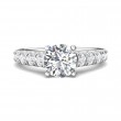 FlyerFit® 14K White Gold Encore Engagement Ring