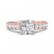 FlyerFit® 18K Pink Gold Encore Engagement Ring