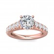 FlyerFit® 18K Pink Gold Encore Engagement Ring