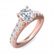 FlyerFit® 18K Pink Gold Encore Engagement Ring