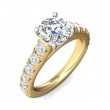 FlyerFit® 14K Yellow and 14K White Gold Encore Engagement Ring