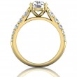 FlyerFit® 18K Yellow Gold Encore Engagement Ring