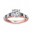 FlyerFit® 18K Pink Gold Encore Engagement Ring