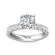 FlyerFit® Platinum Encore Engagement Ring