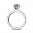 FlyerFit® Platinum Encore Engagement Ring