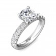 FlyerFit® Platinum Encore Engagement Ring