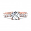 FlyerFit® 18K Pink Gold Encore Engagement Ring