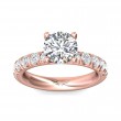 FlyerFit® 18K Pink Gold Encore Engagement Ring