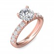 FlyerFit® 18K Pink Gold Encore Engagement Ring