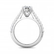 FlyerFit® Platinum Encore Engagement Ring