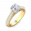 FlyerFit® 14K Yellow and 14K White Gold Encore Engagement Ring