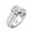 FlyerFit® Platinum Encore Engagement Ring