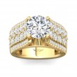 FlyerFit® 14K Yellow Gold Encore Engagement Ring