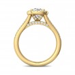 FlyerFit® 14K Yellow Gold Split Shank Engagement Ring