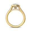 FlyerFit® 14K Yellow Gold Split Shank Engagement Ring