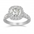 FlyerFit® 18K White Gold Encore Engagement Ring