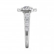 FlyerFit® 14K White Gold Encore Engagement Ring