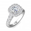 FlyerFit® 14K White Gold Encore Engagement Ring