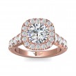 FlyerFit® 14K Pink Gold Encore Engagement Ring