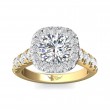 FlyerFit® 14K Yellow and 14K White Gold Encore Engagement Ring