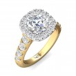 FlyerFit® 14K Yellow and 14K White Gold Encore Engagement Ring